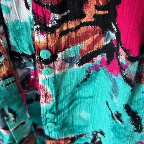 Forenza set of short blue tropical size M - Picture 7 of 8